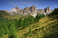 Dolomity, Becco di Mezzodi a Ra Rocheta.